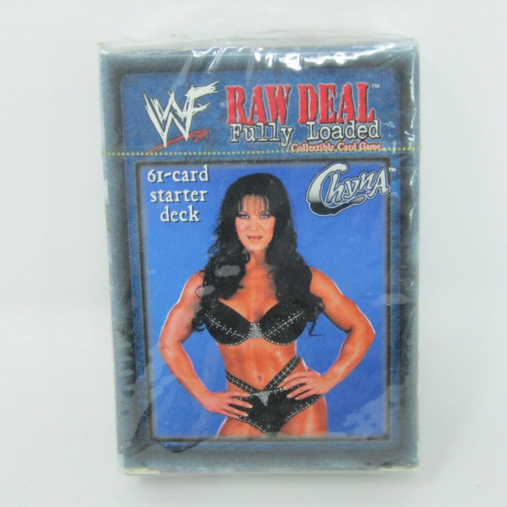 WWF Raw Deal Fully Loaded Chyna 61-Card Starter Deck Sealed Collectible Card NEW